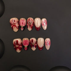 Sweet and elegant red almonds