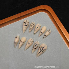 Matte polka dot pattern