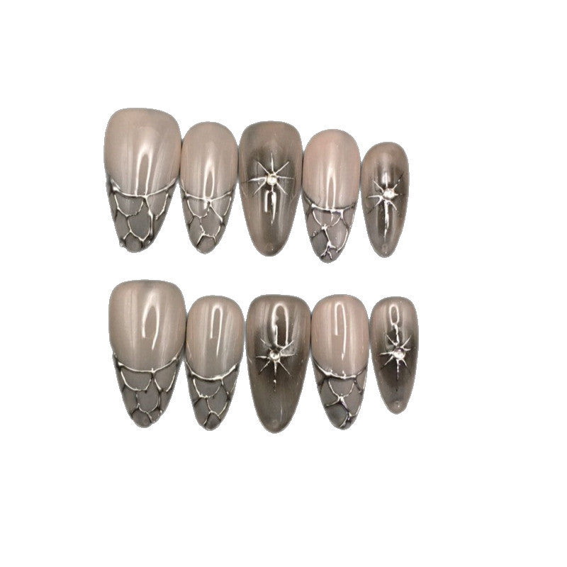 Vintage metallic smudge