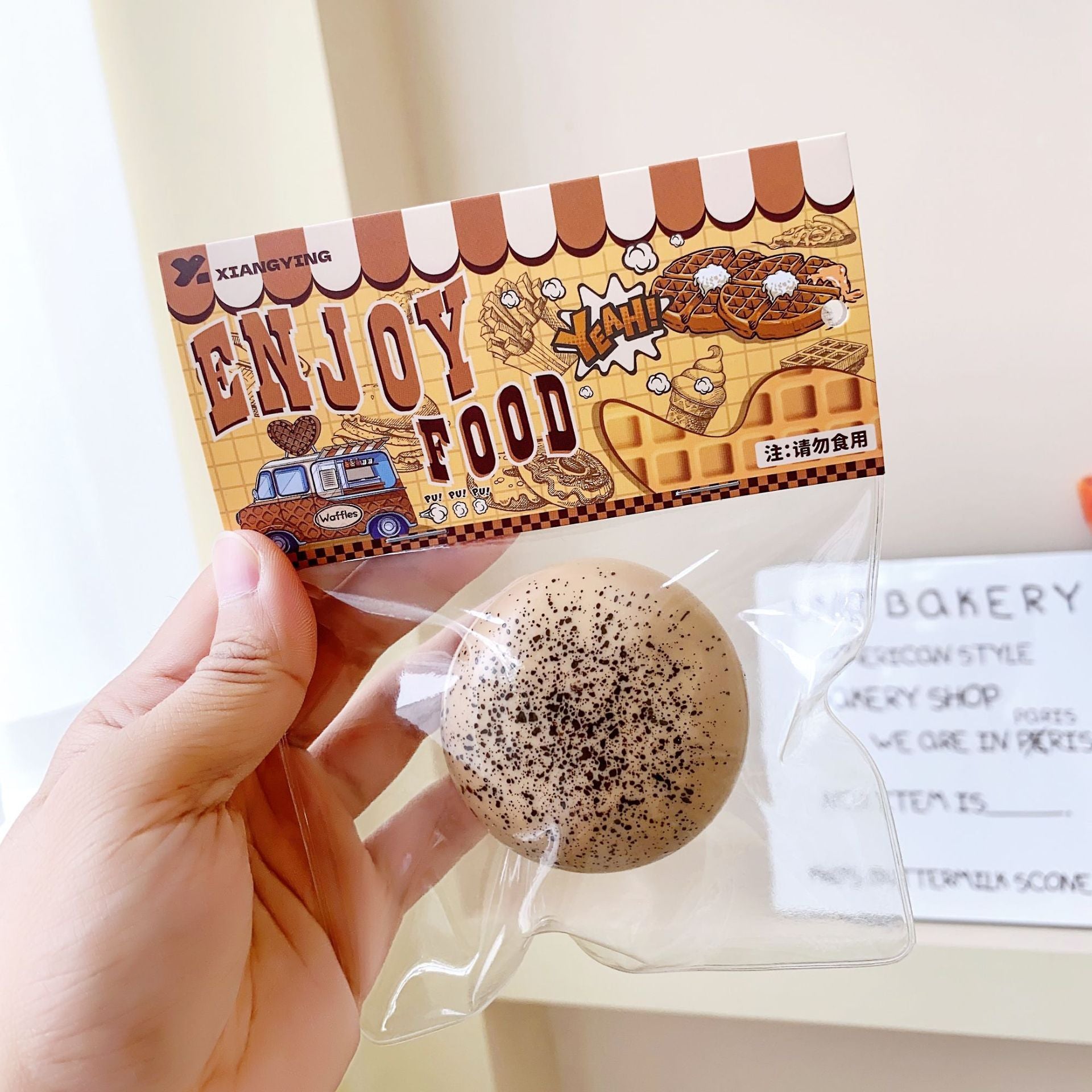 Waffle Squishy Stress Relief Toy