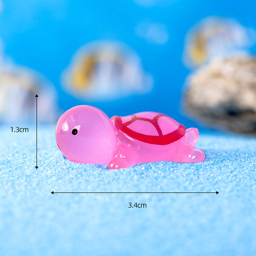 Night Light Turtle Figurine Glow-in-the-dark Toy