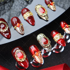 UNIKOO Vintage Palace Exotic middle almond Press-on Nails