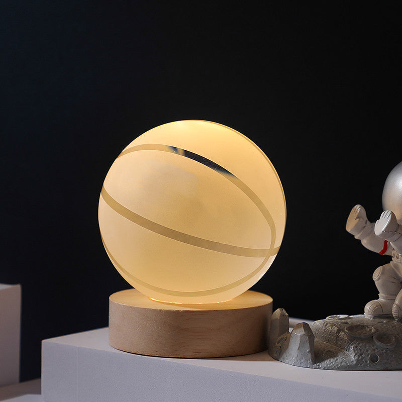 Bedroom Mood Lighting Crystal Ball Night Light LED