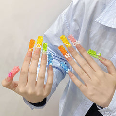 UNIKOO Suger Long Square Press-on Nails