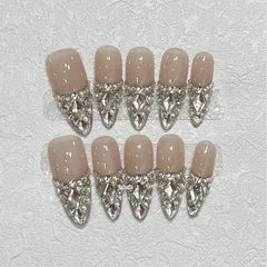 UNIKOO Light Luxury long almond Press-on Nails
