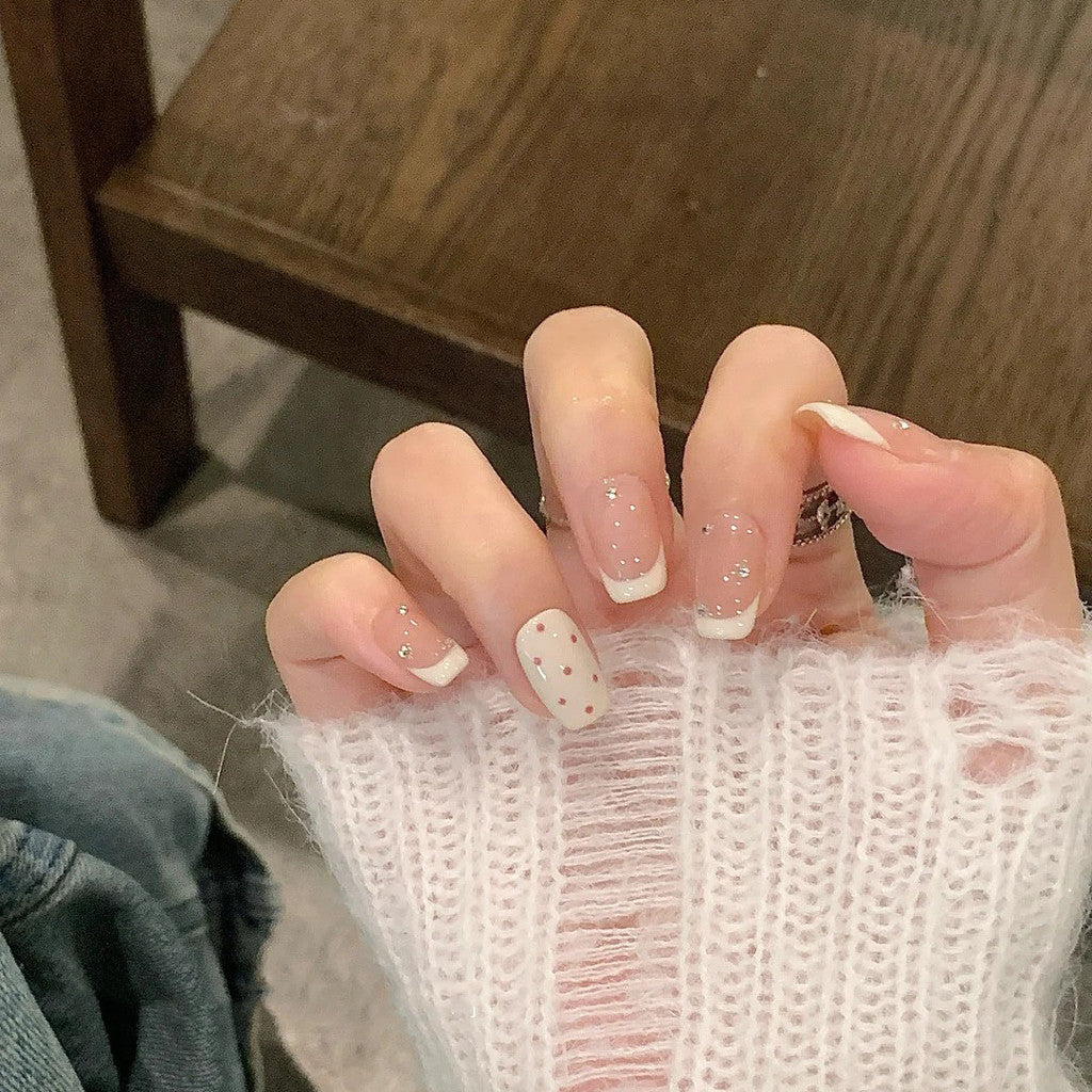 UNIKOO Pink point Cute Sweet Press-on Nails
