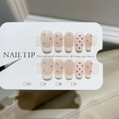 UNIKOO Pink point Cute Sweet Press-on Nails