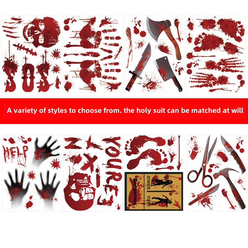 Halloween wall sticker door sticker