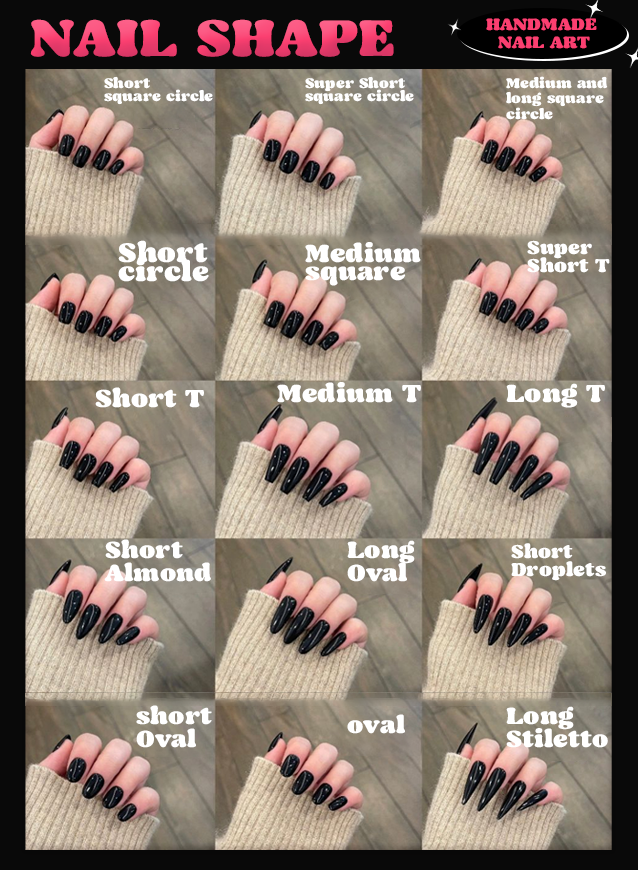 Customize the handmade press-on nail