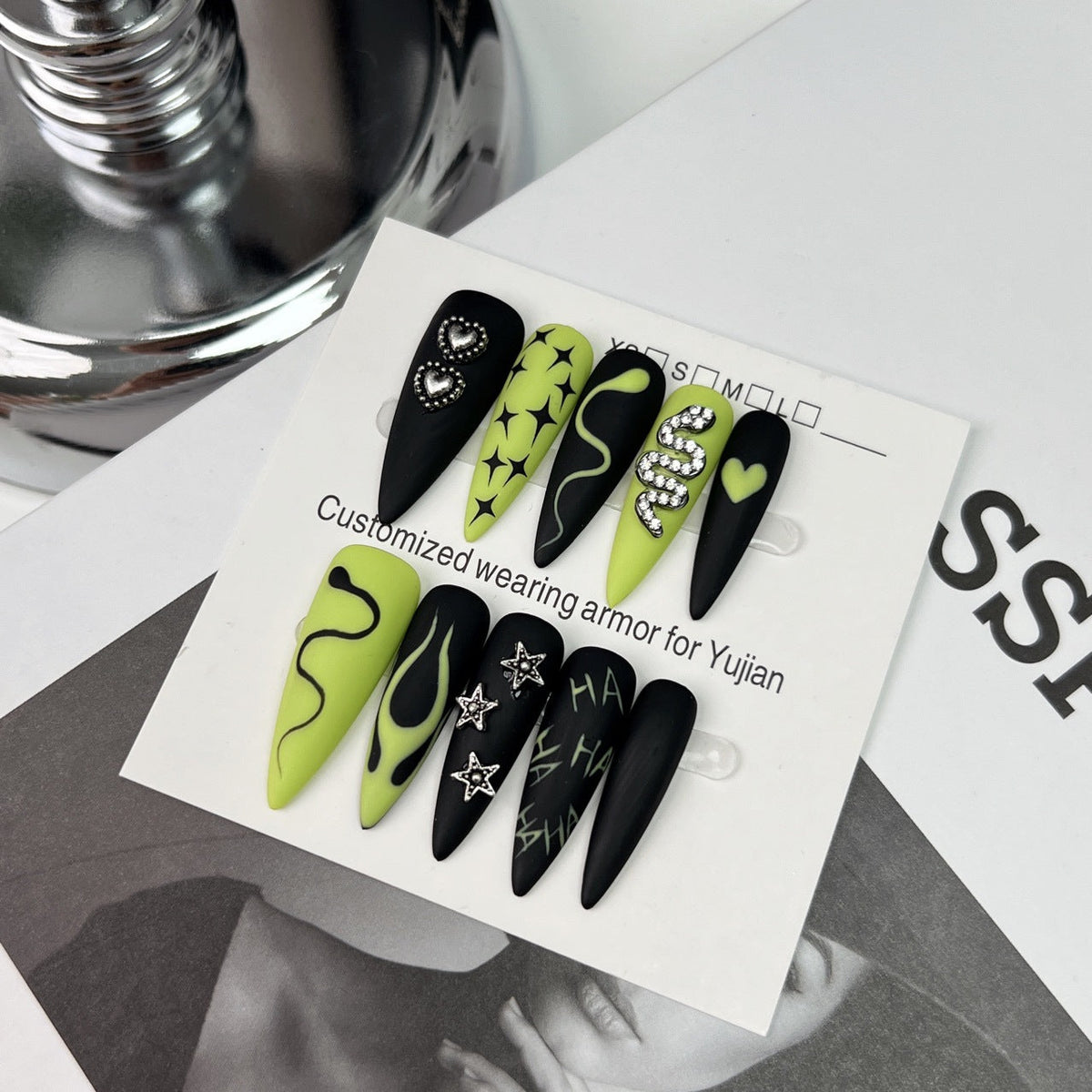 Fluorescent Green Snake